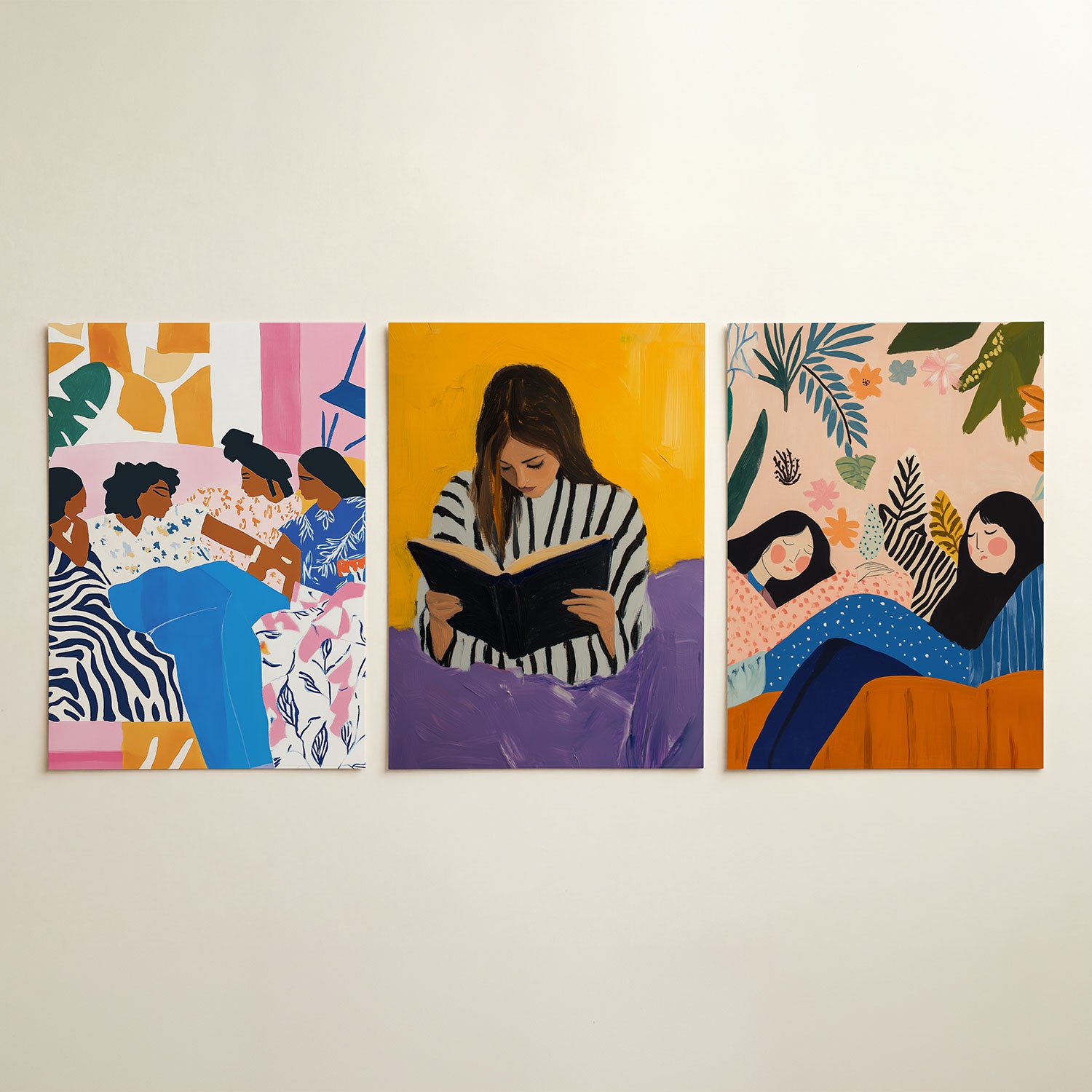 Vorm en kleurenspel Posterset