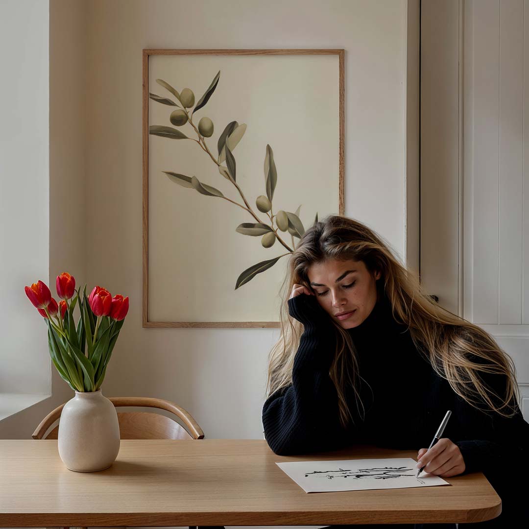 Olijftak Poster-WallArtistic