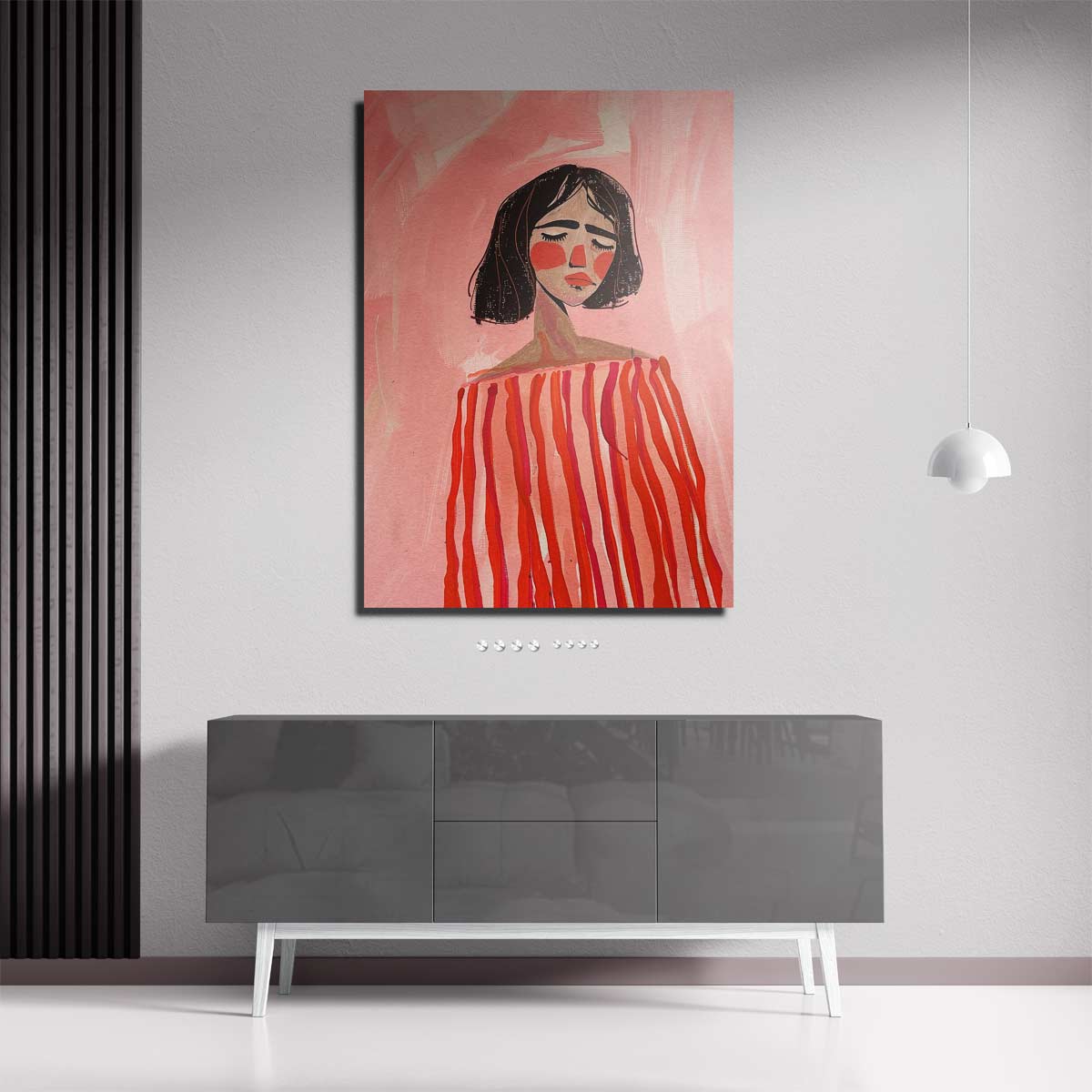 Dromerige Verstilling Kunstwerk-canvas-dibond-plexiglas-wanddecoratie-WallArtistic