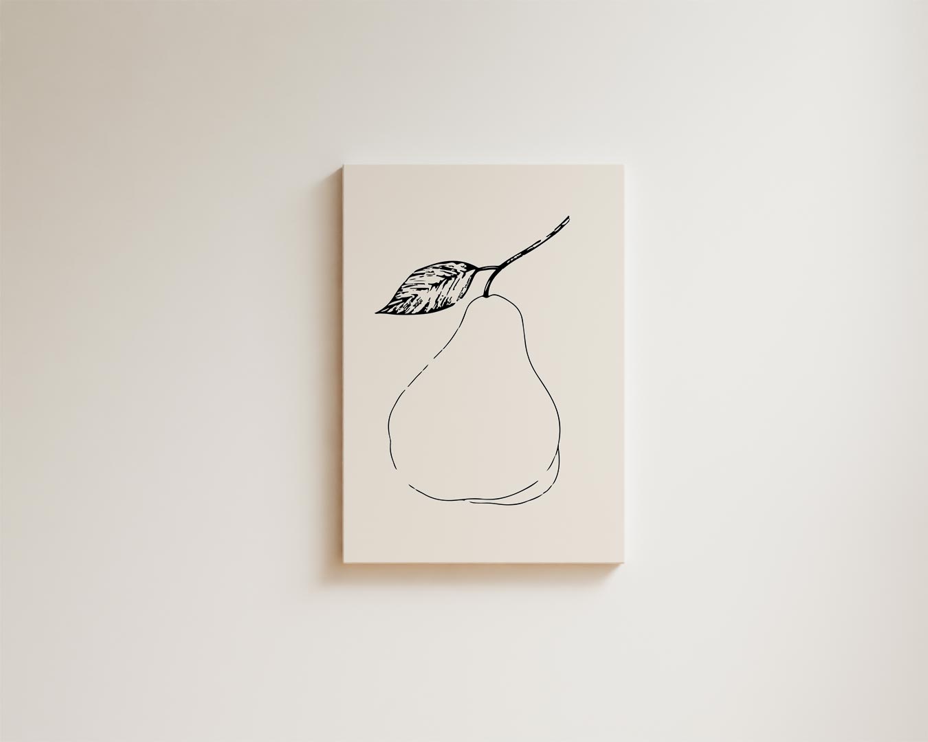 Minimalistische Peer Illustratie Kunstwerk-canvas-dibond-plexiglas-wanddecoratie-WallArtistic