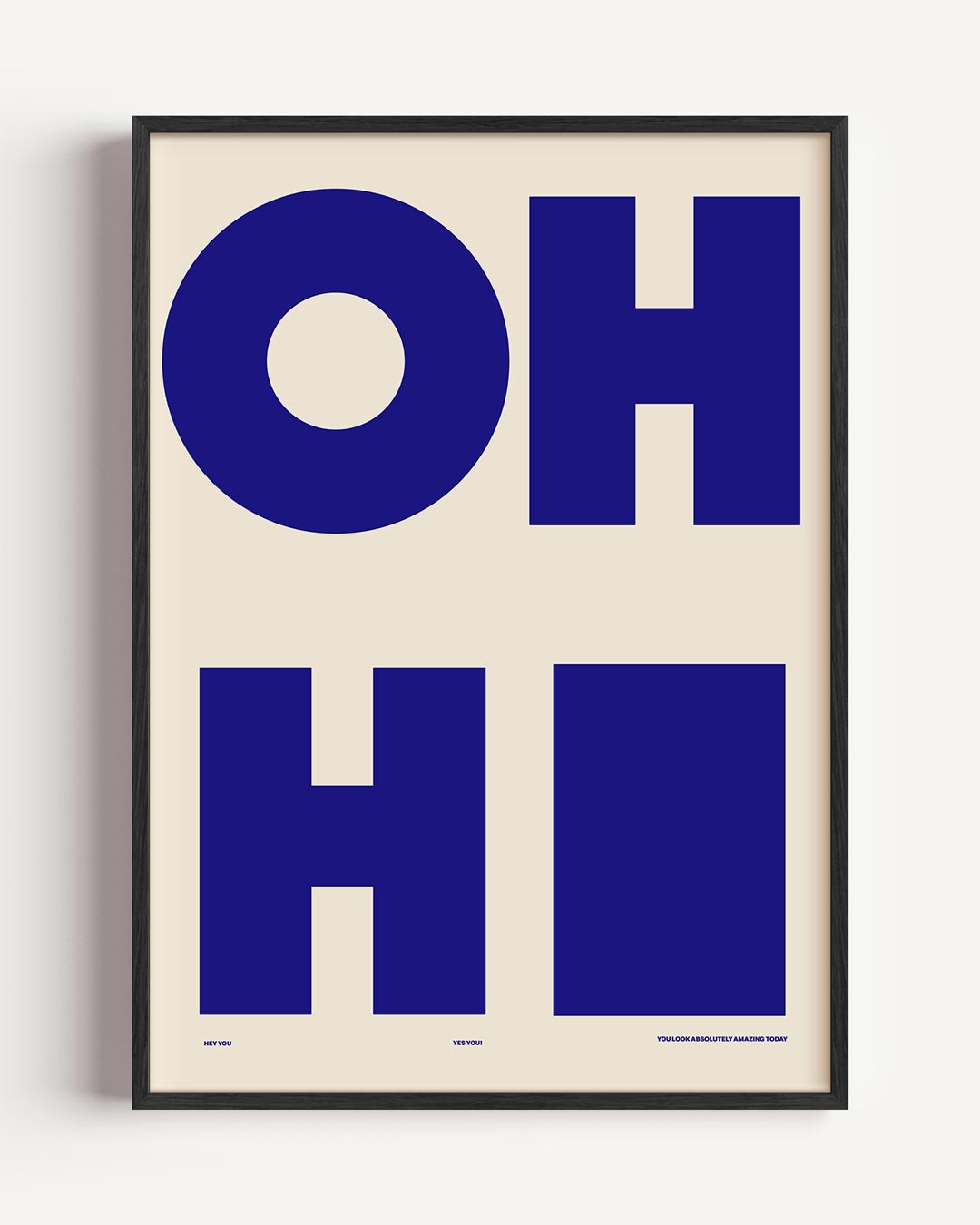 Welkomstgroet Poster-WallArtistic