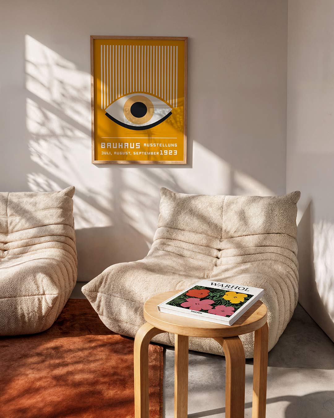 Lijnen en oog Poster