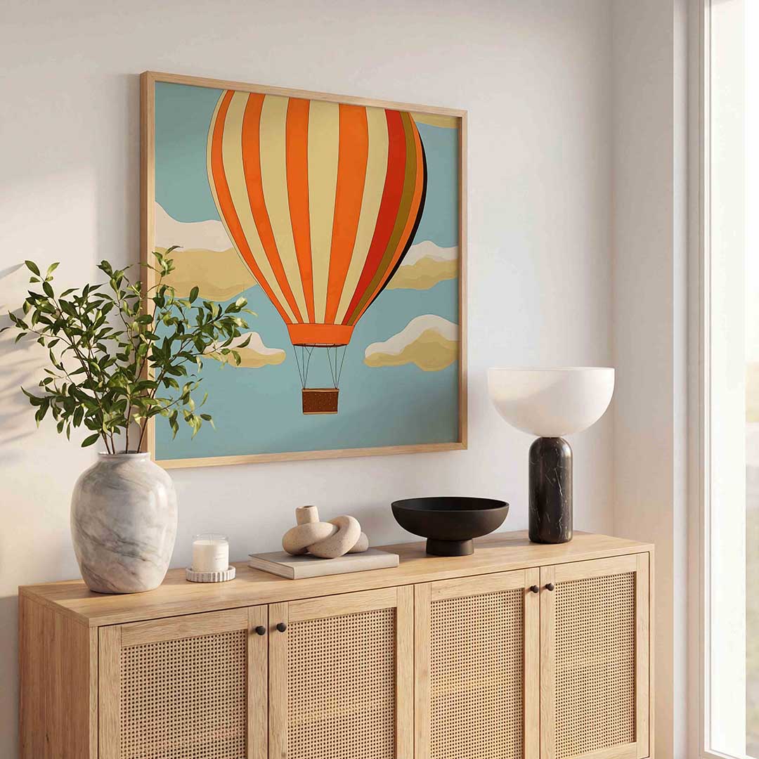 Luchtballon Poster