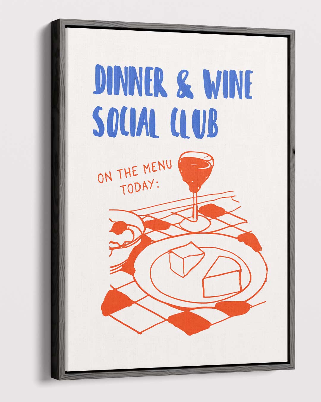 Dinner & Wine Social Club Poster
