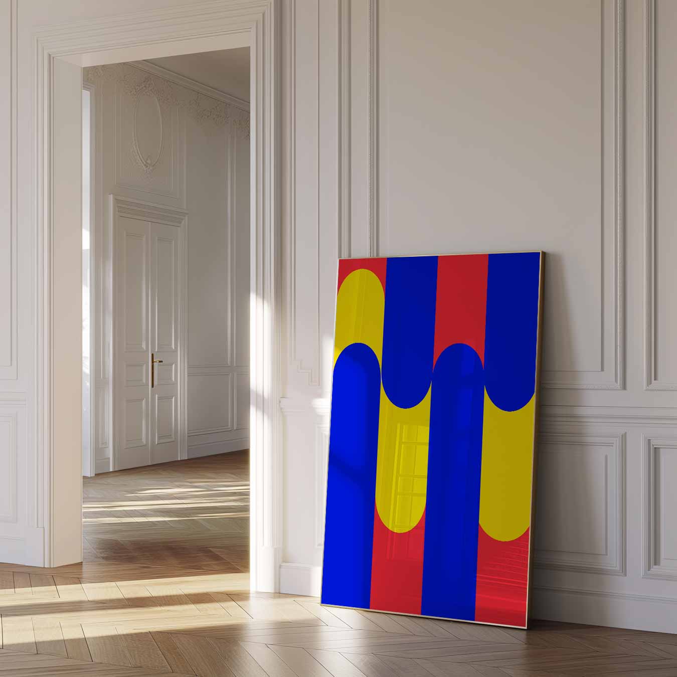 Kleurrijke Geometrische Vibes Poster