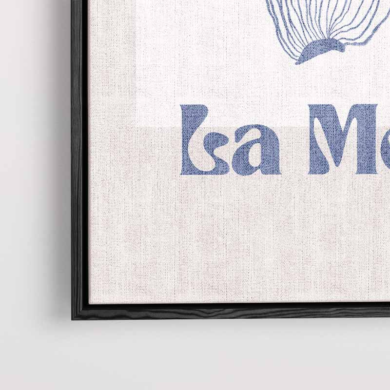 La Mer Zeewierprint Kunstwerk-canvas-dibond-plexiglas-wanddecoratie-WallArtistic