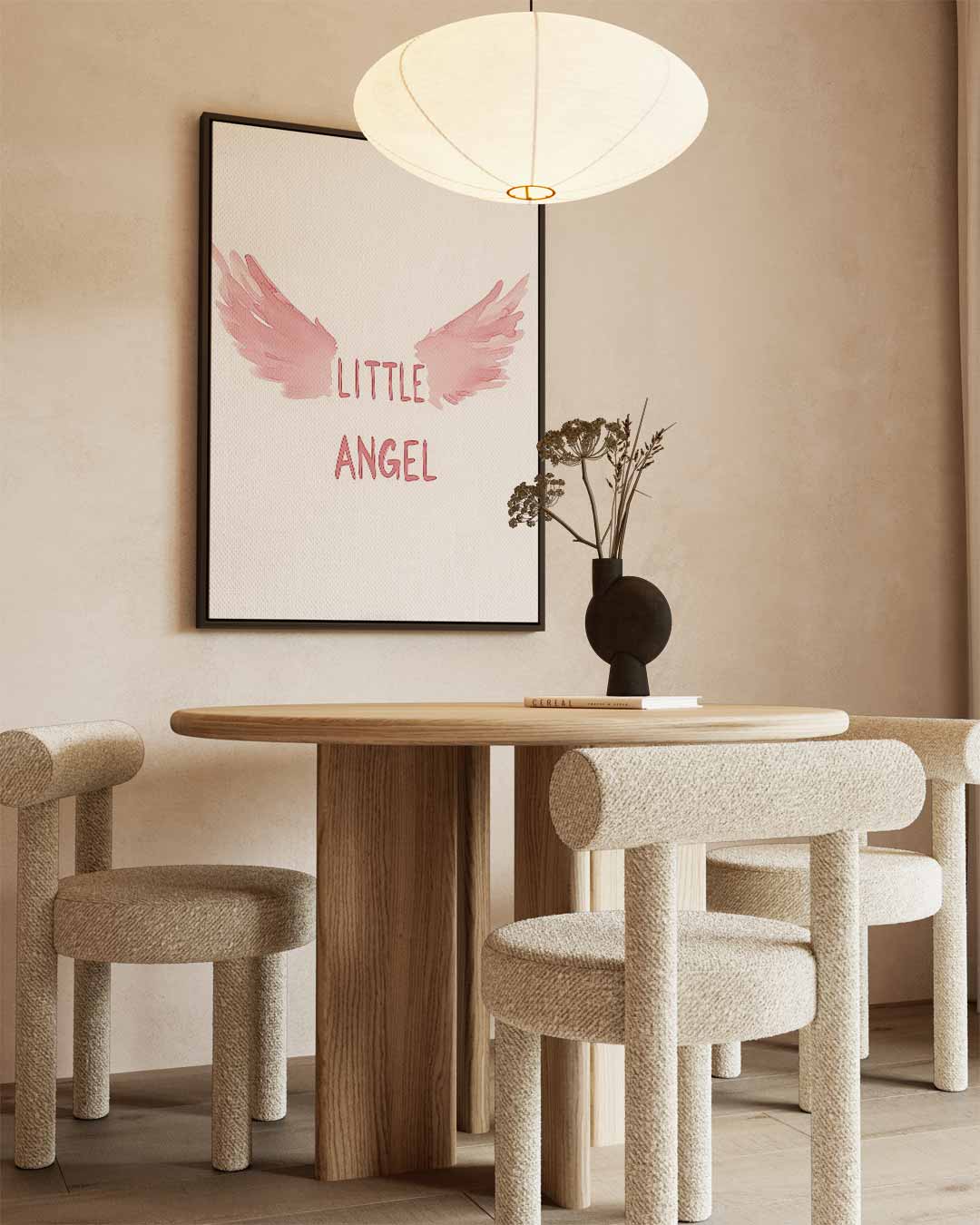 Little Angel Wanddecoratie Kunstwerk-canvas-dibond-plexiglas-wanddecoratie-WallArtistic
