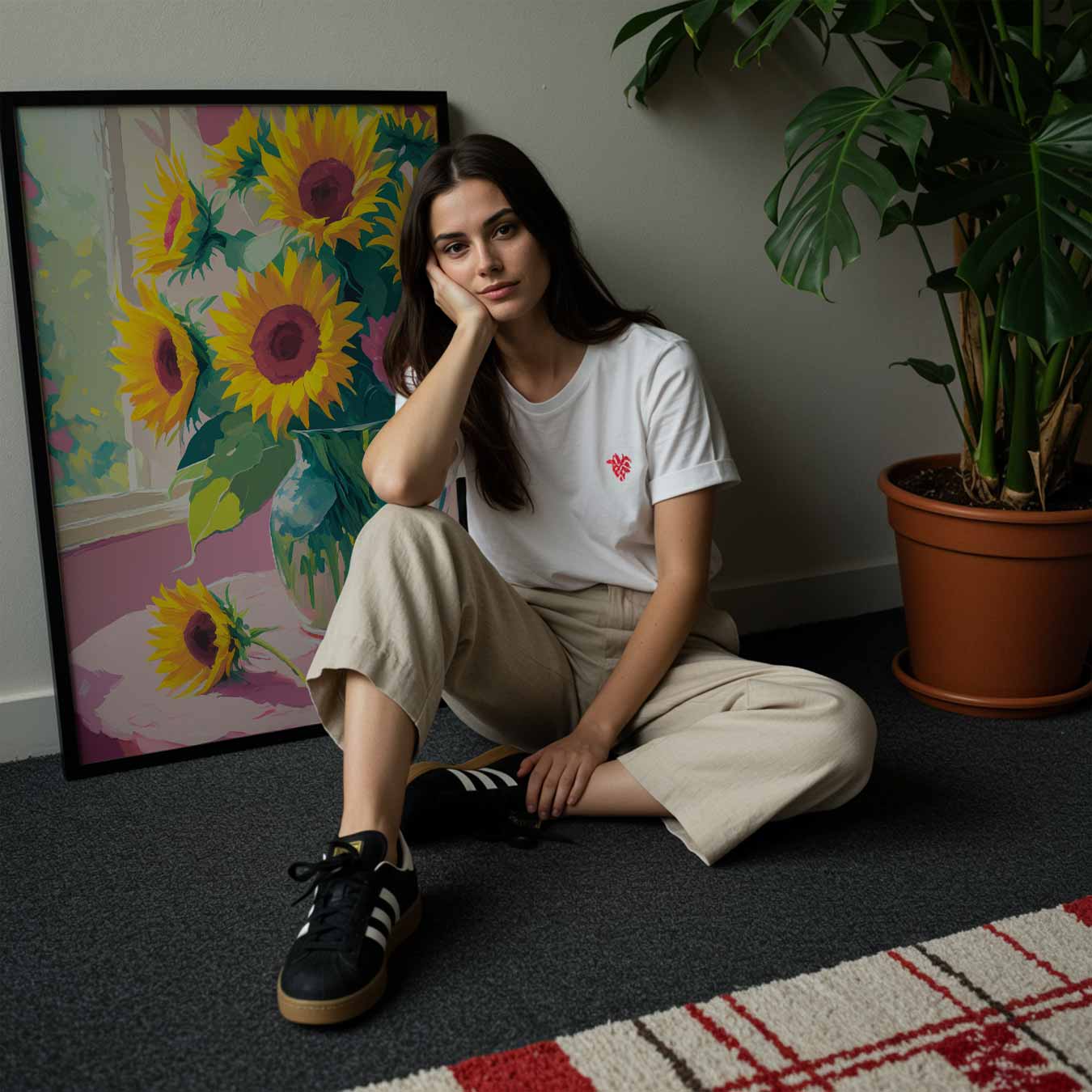 Zomerse Zonnebloemen Poster-WallArtistic