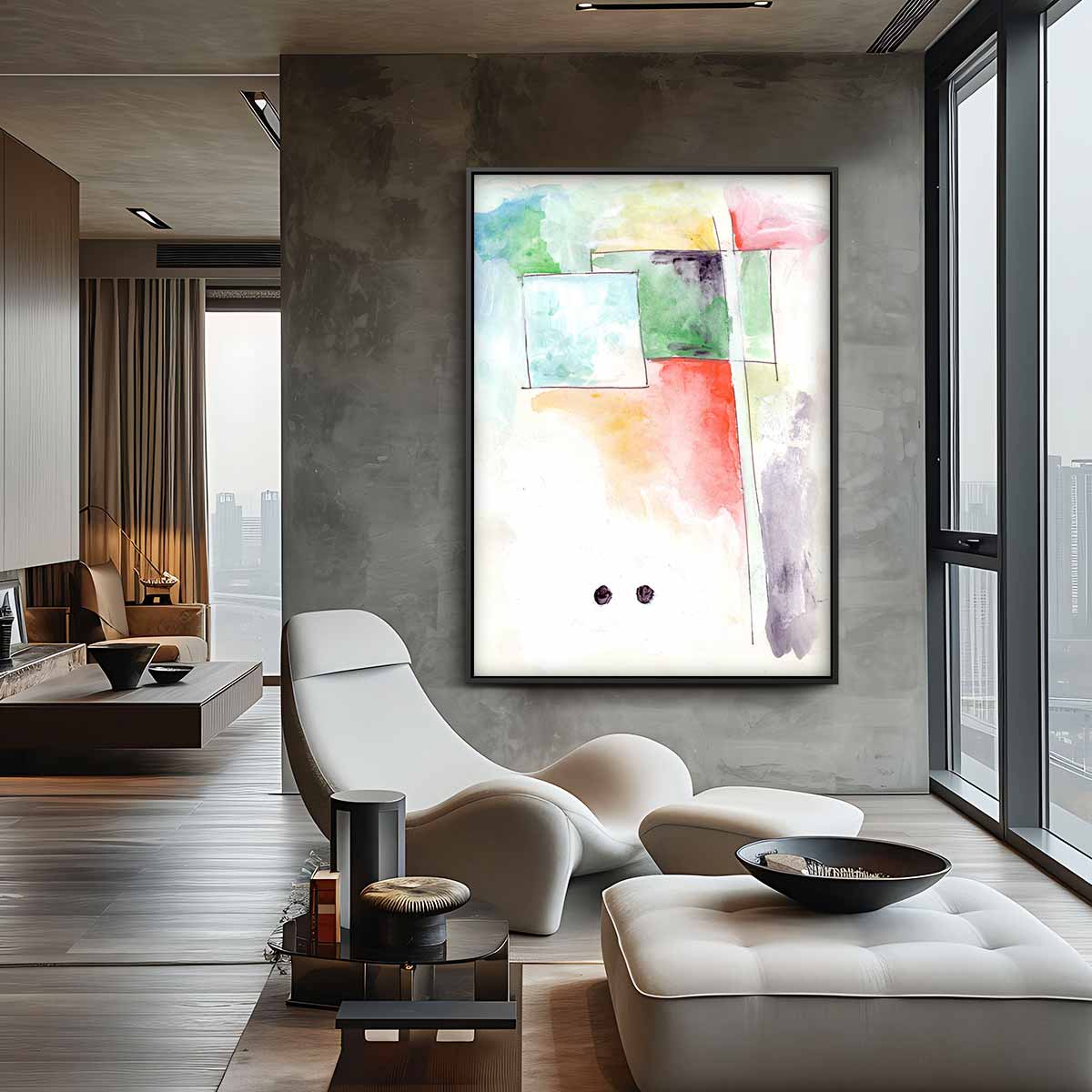 Abstracte Kleurenexplosie Kunstwerk-canvas-dibond-plexiglas-wanddecoratie-WallArtistic