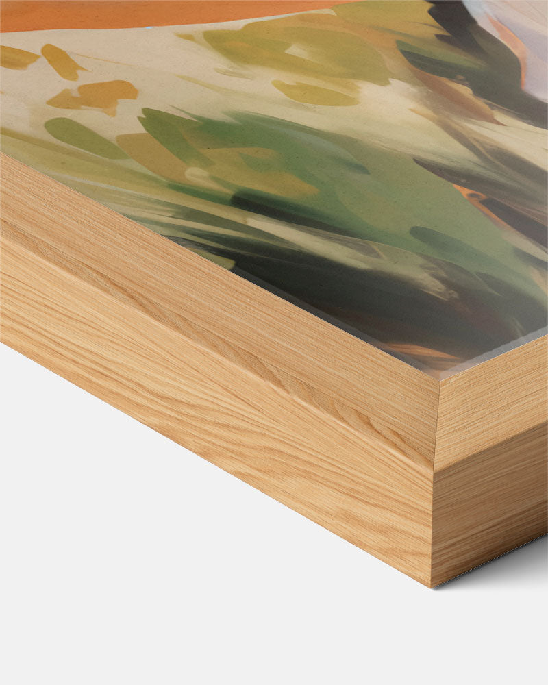 Zomers Strandtafereel Poster-WallArtistic