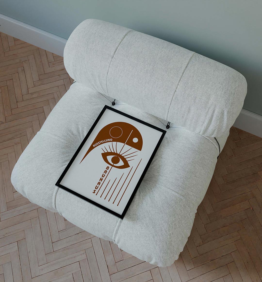 Oog en lijnen Poster