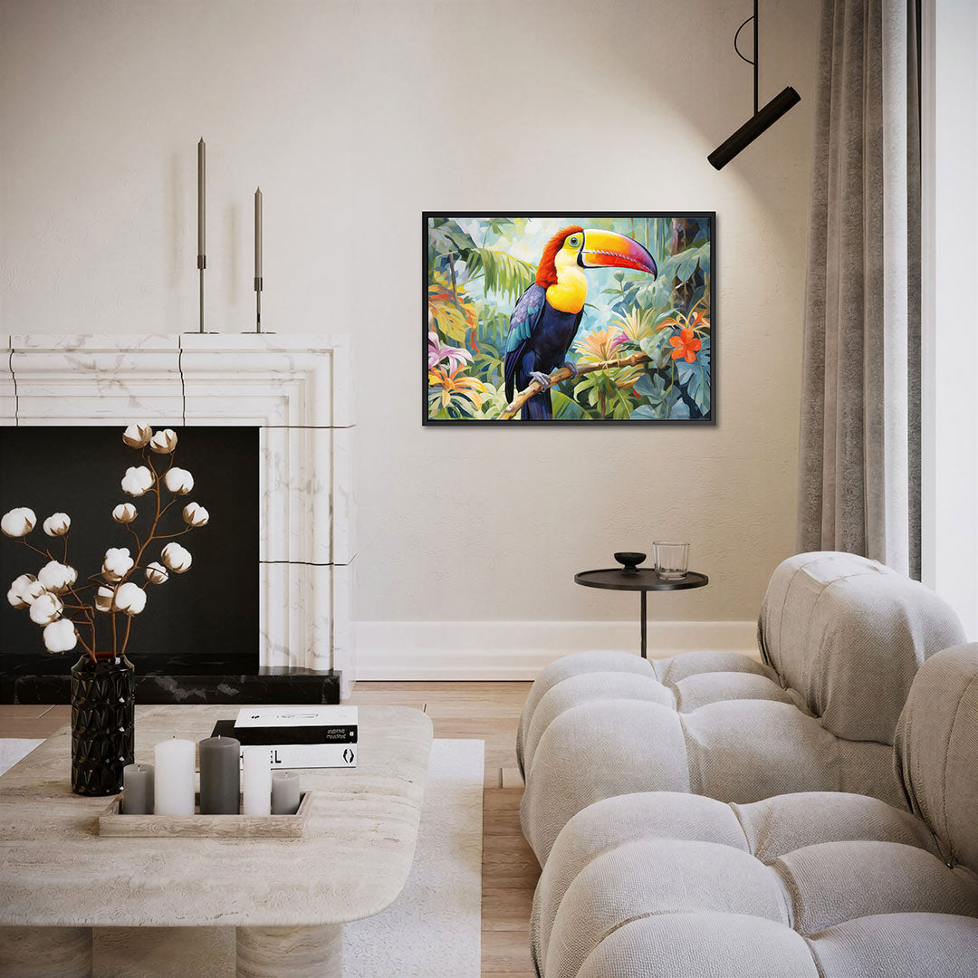 Vrolijke toekan Kunstwerk