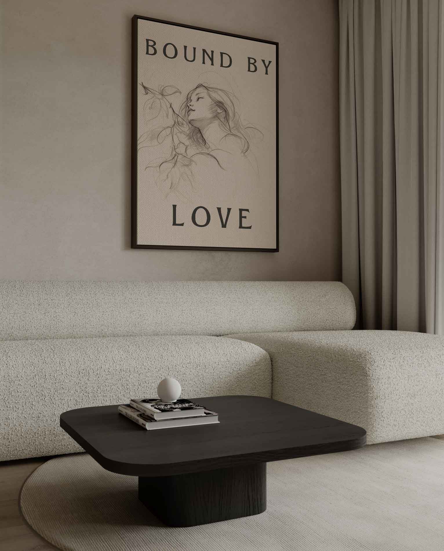 Gevangen in Liefde Kunstwerk-canvas-dibond-plexiglas-wanddecoratie-WallArtistic