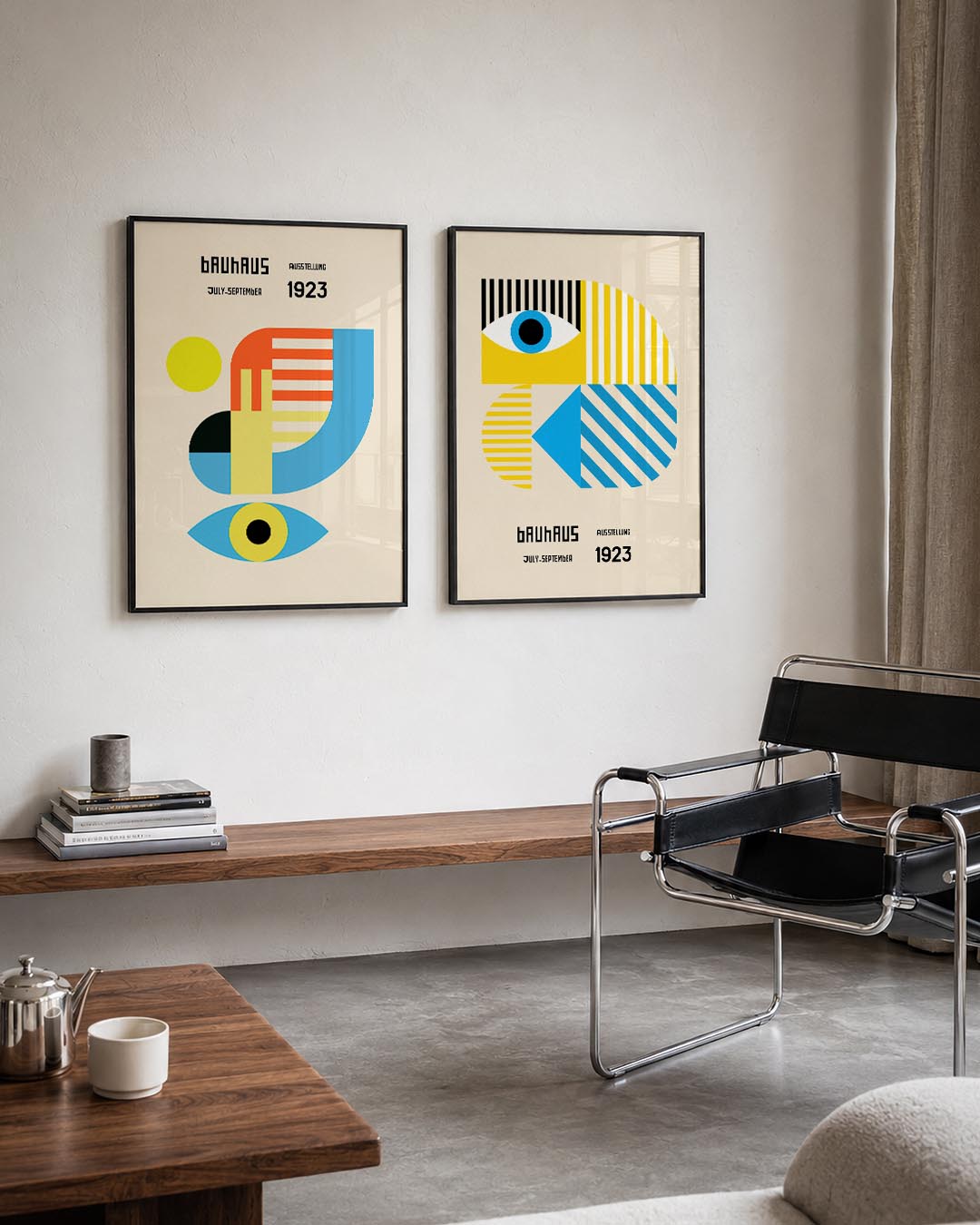 Vormen en kleurvlakken Posterset