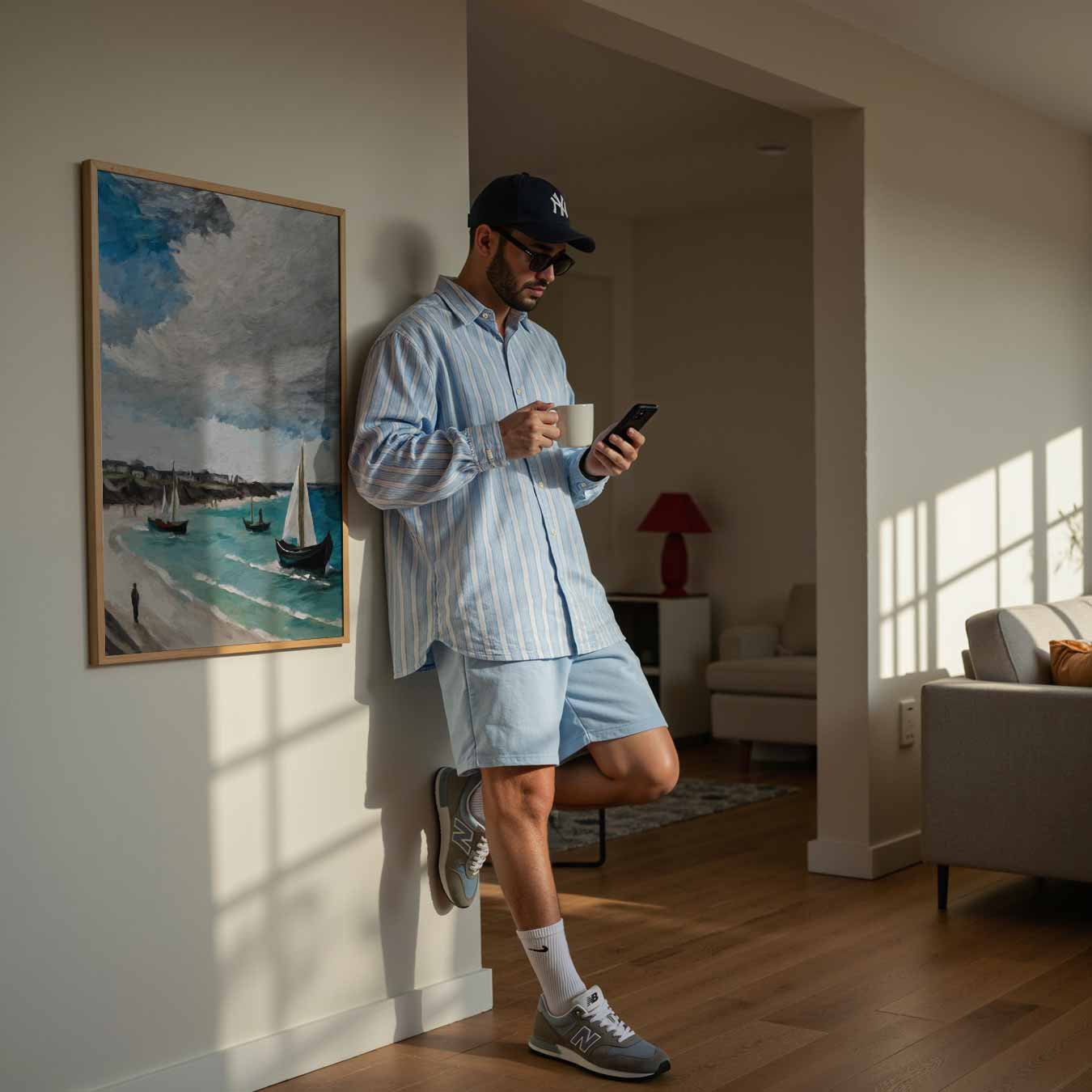 Zeilboten in Vrije Lucht Poster-WallArtistic