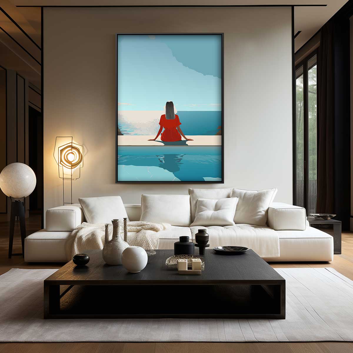 Rust aan de Zee Kunstwerk-canvas-dibond-plexiglas-wanddecoratie-WallArtistic