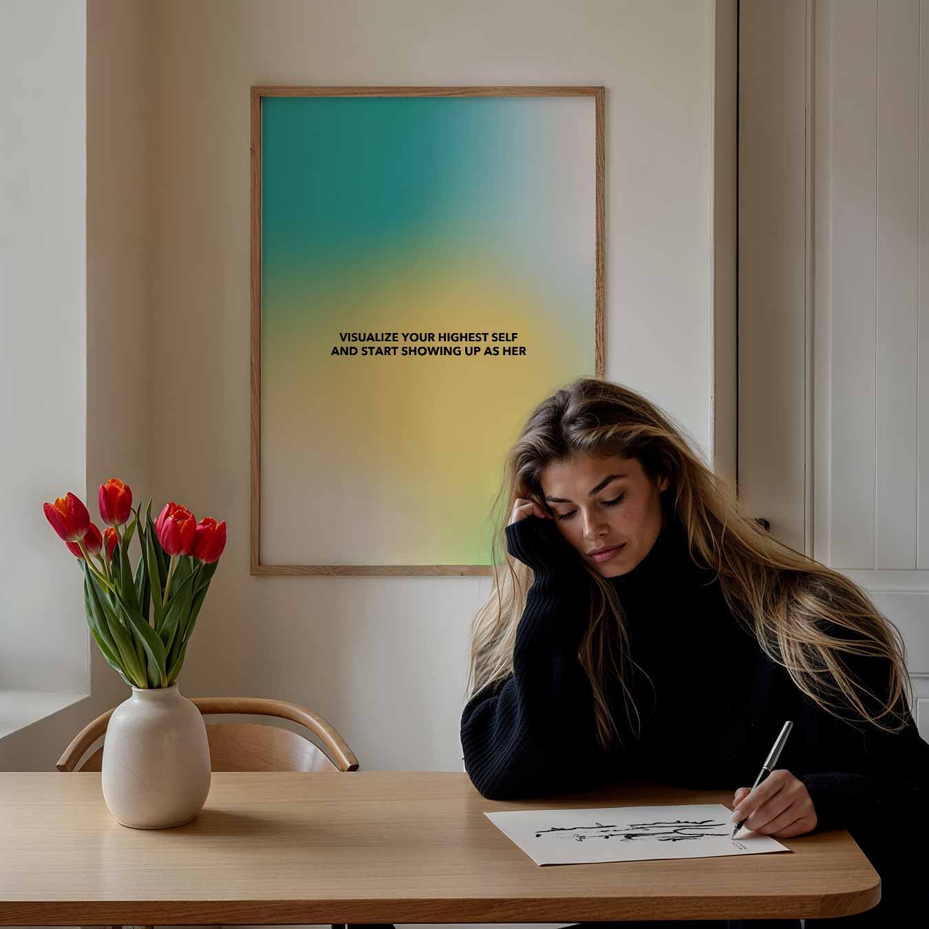 Inspirerende Motivatieposter-WallArtistic