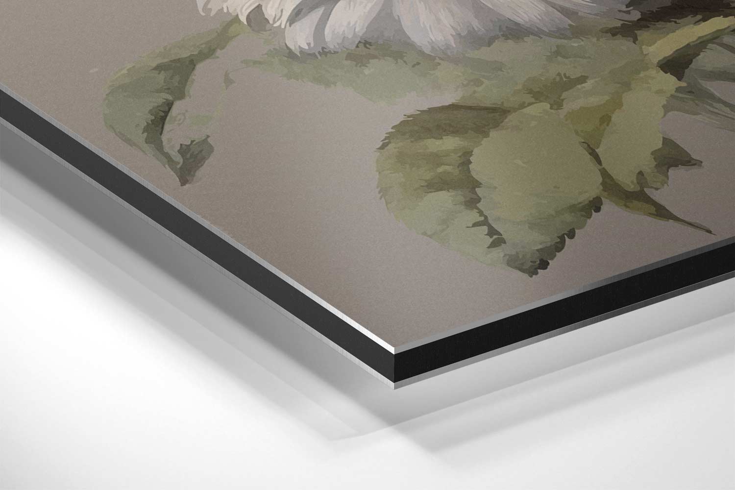 Romantisch Bloemenboeket Schilderij Kunstwerk-canvas-dibond-plexiglas-wanddecoratie-WallArtistic