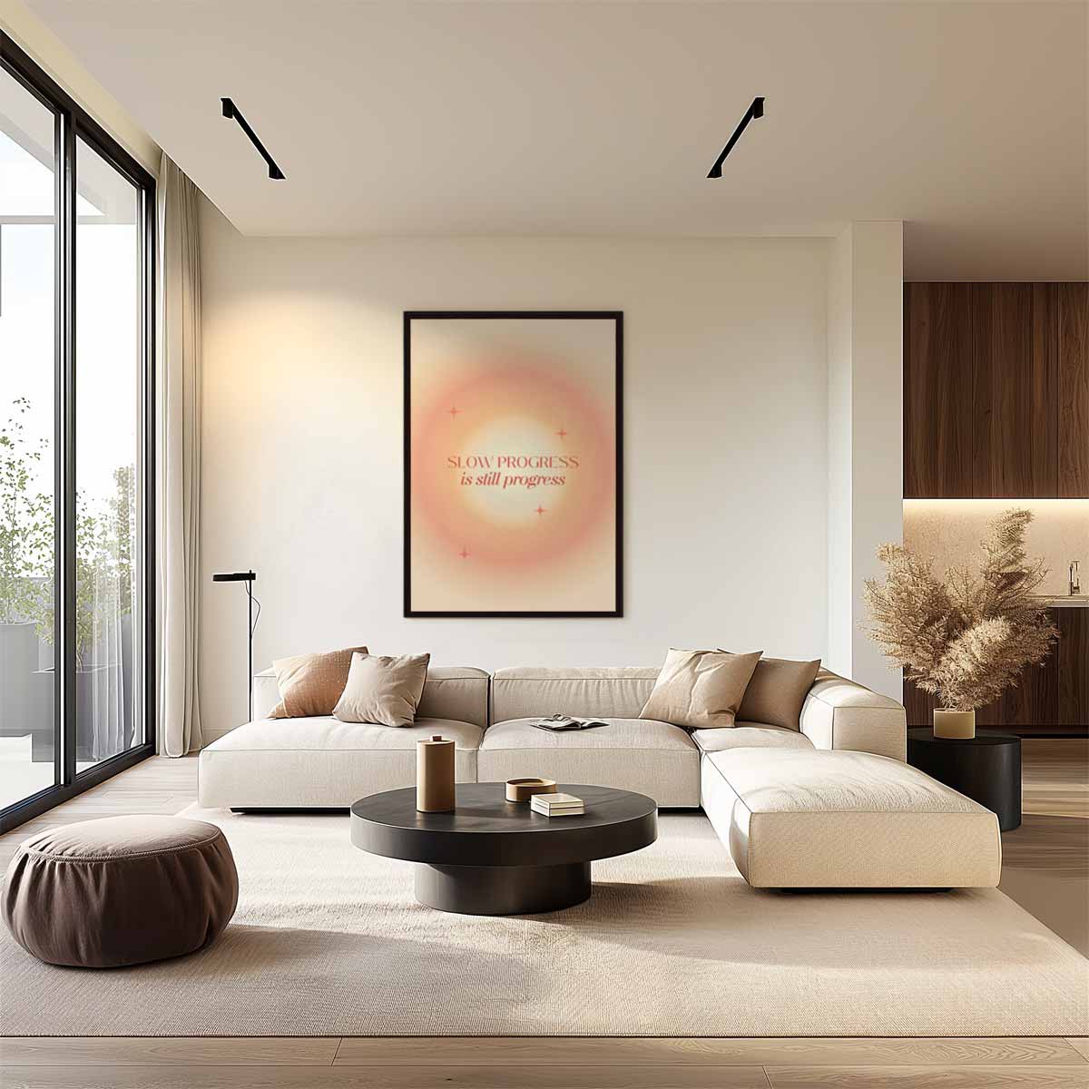 Inspirerende Zonsopgang Motivatieposter Kunstwerk-canvas-dibond-plexiglas-wanddecoratie-WallArtistic