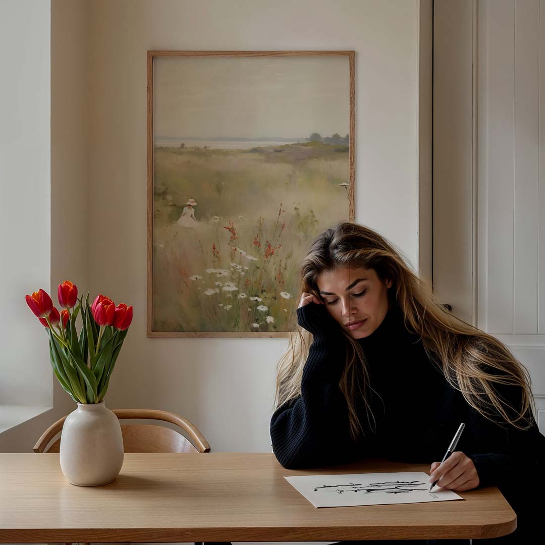 Zomerse Droomweide Poster-WallArtistic