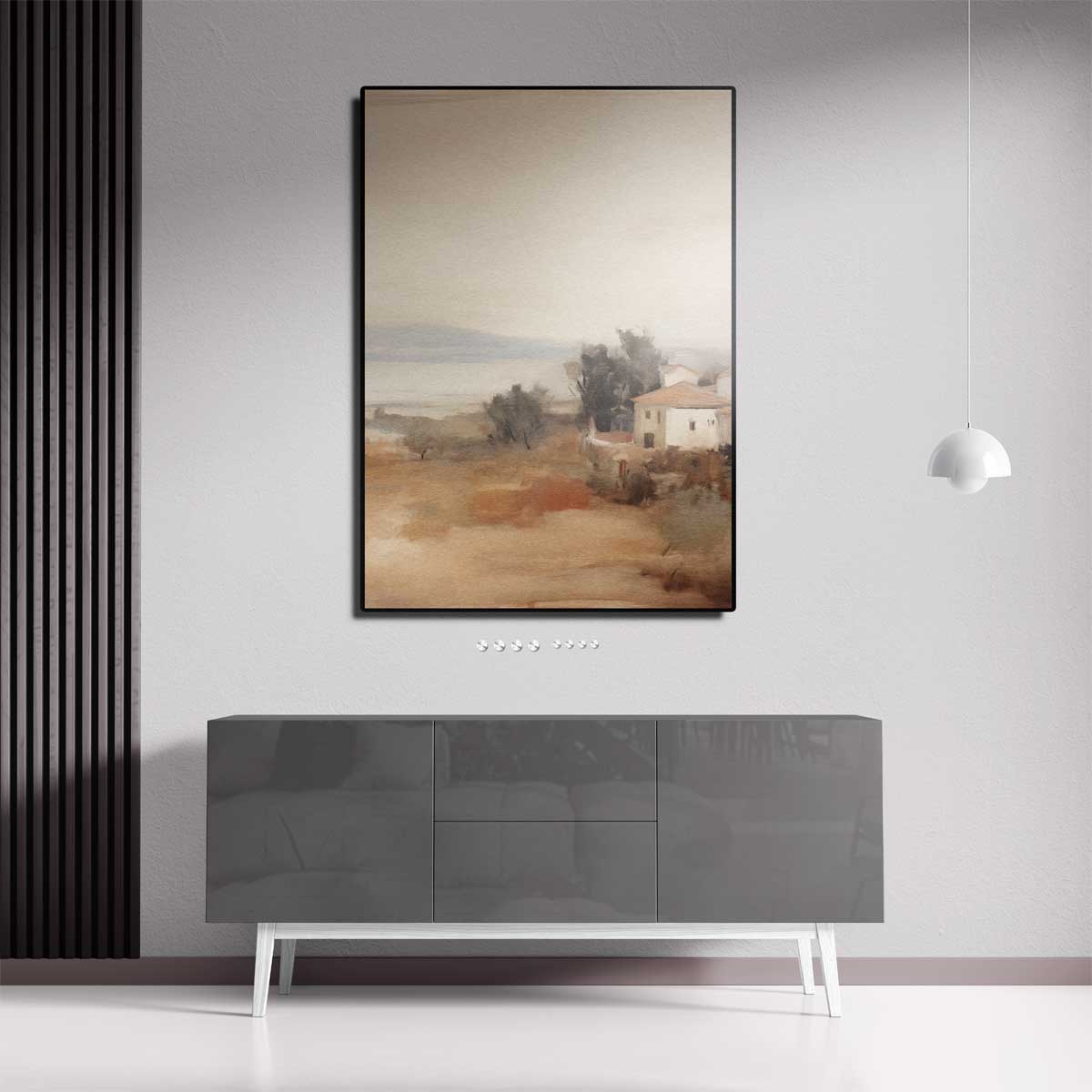 Landelijk Herfstdroom Kunstwerk-canvas-dibond-plexiglas-wanddecoratie-WallArtistic