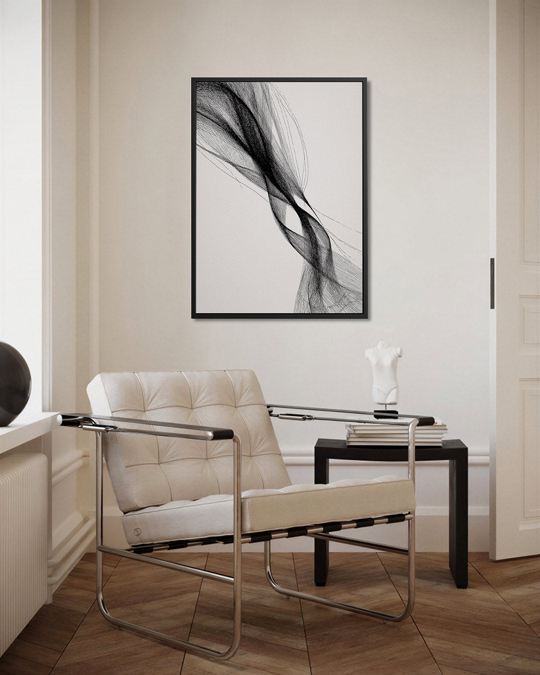 Dynamische lijnen Kunstwerk