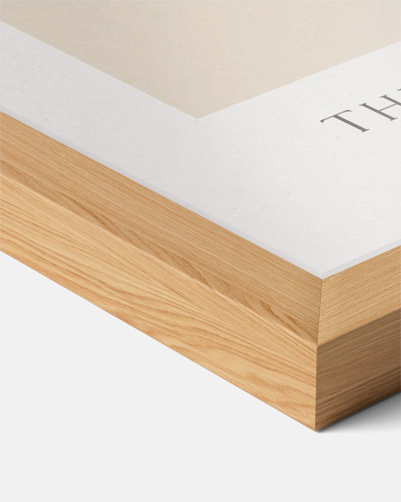 Minimalistische Herfstbloemen Poster-WallArtistic