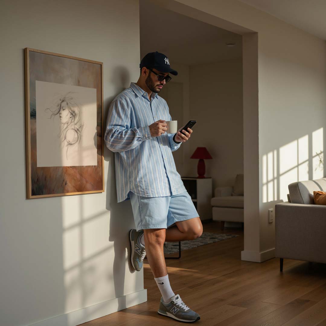 Dromerige Portretkunst Poster-WallArtistic