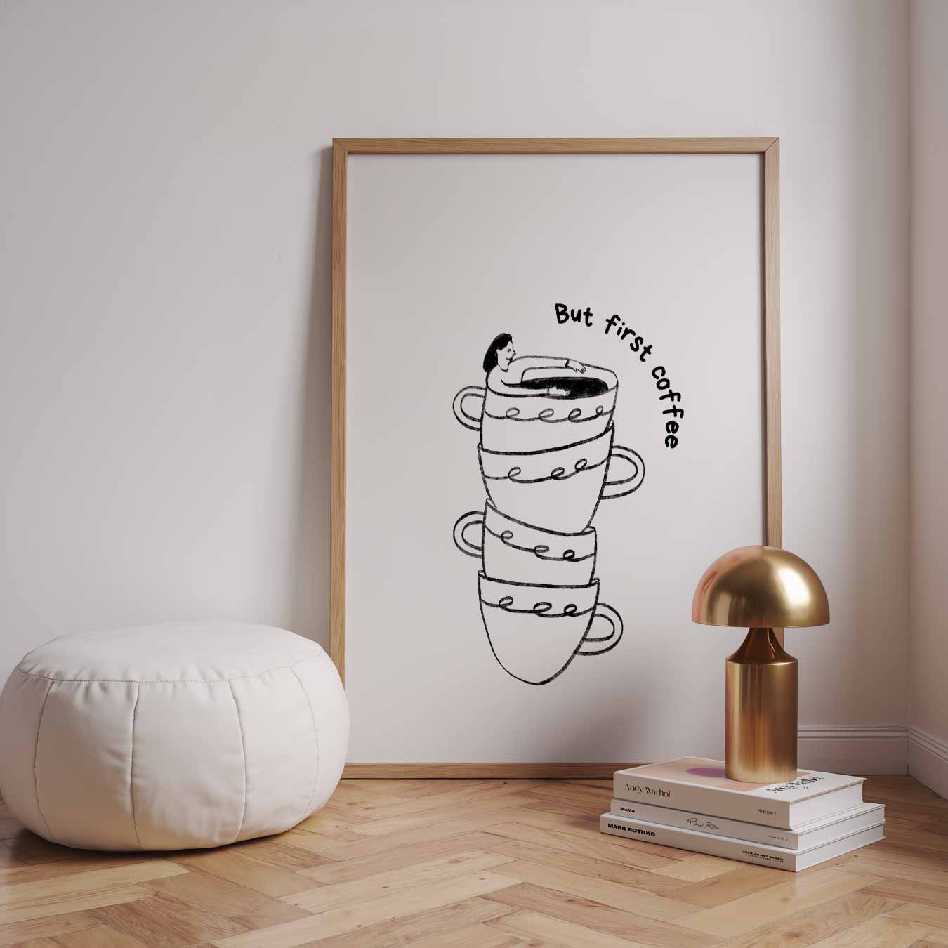 But First Coffee Poster