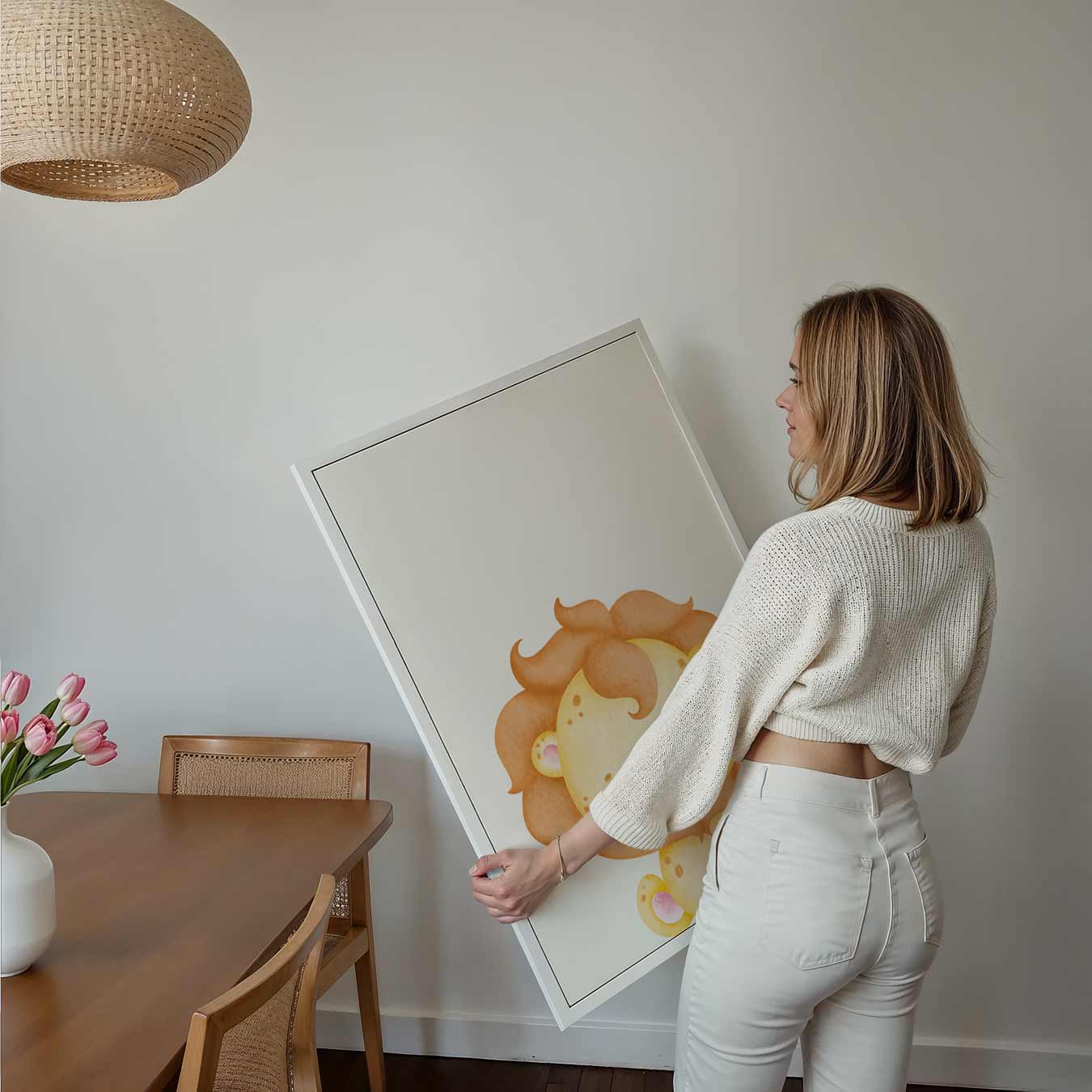 Schattige Leeuwen Poster-WallArtistic