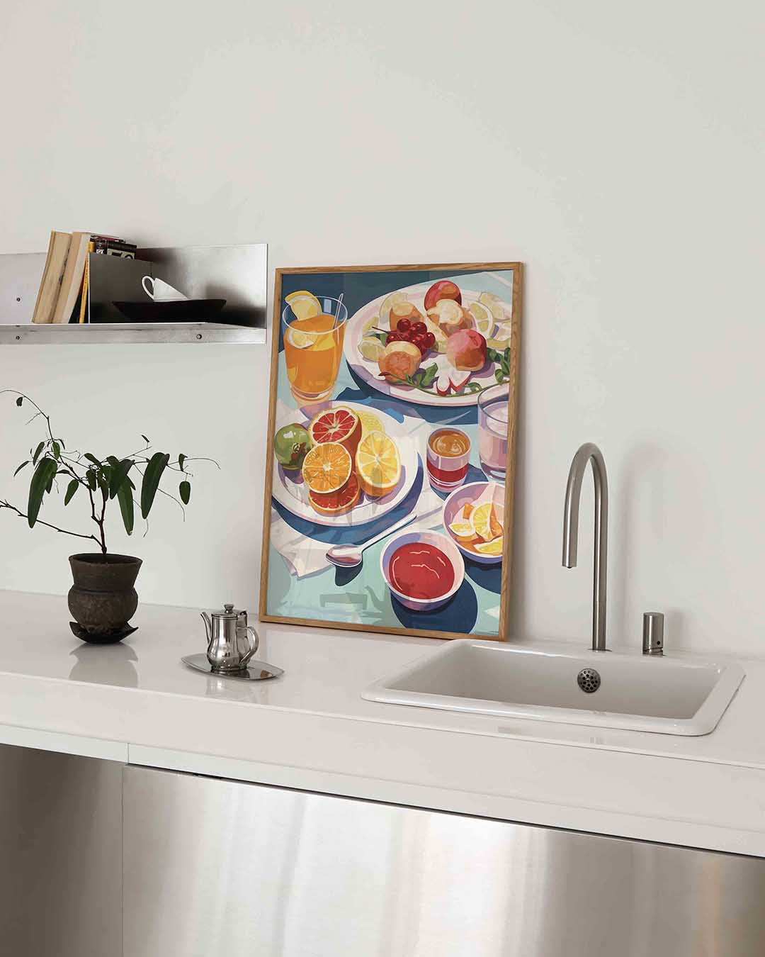 Fruit en drankjes Poster
