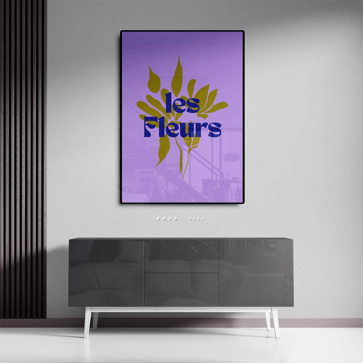 Les Fleurs Poster