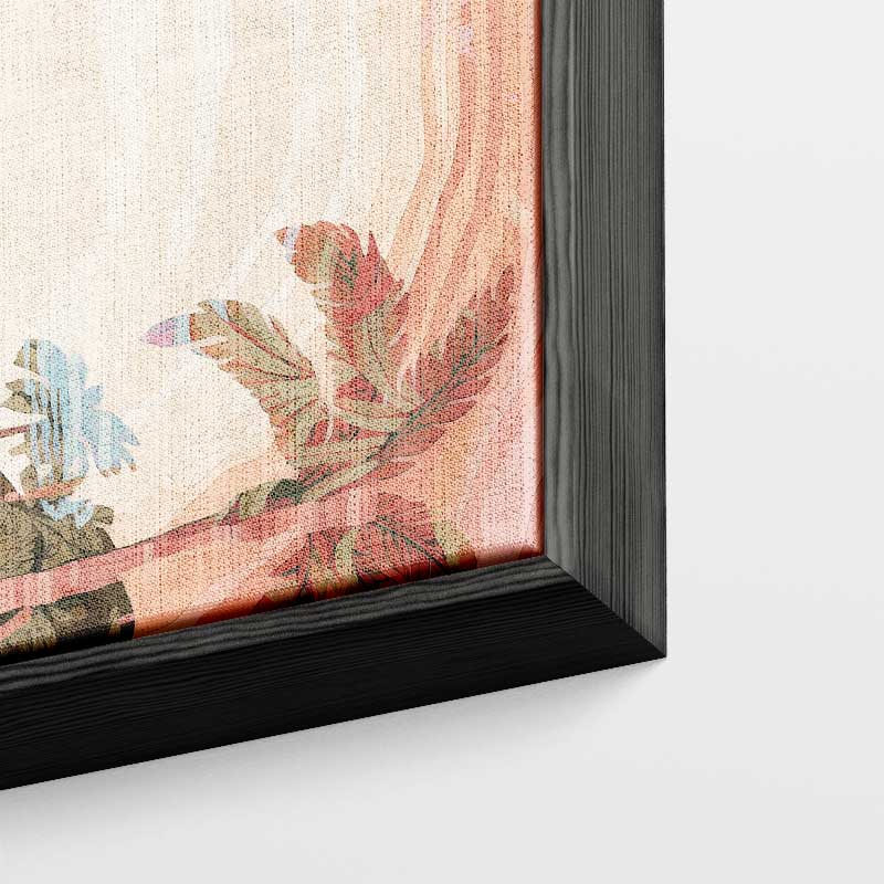 Tropische Oase Illusie Kunstwerk-canvas-dibond-plexiglas-wanddecoratie-WallArtistic