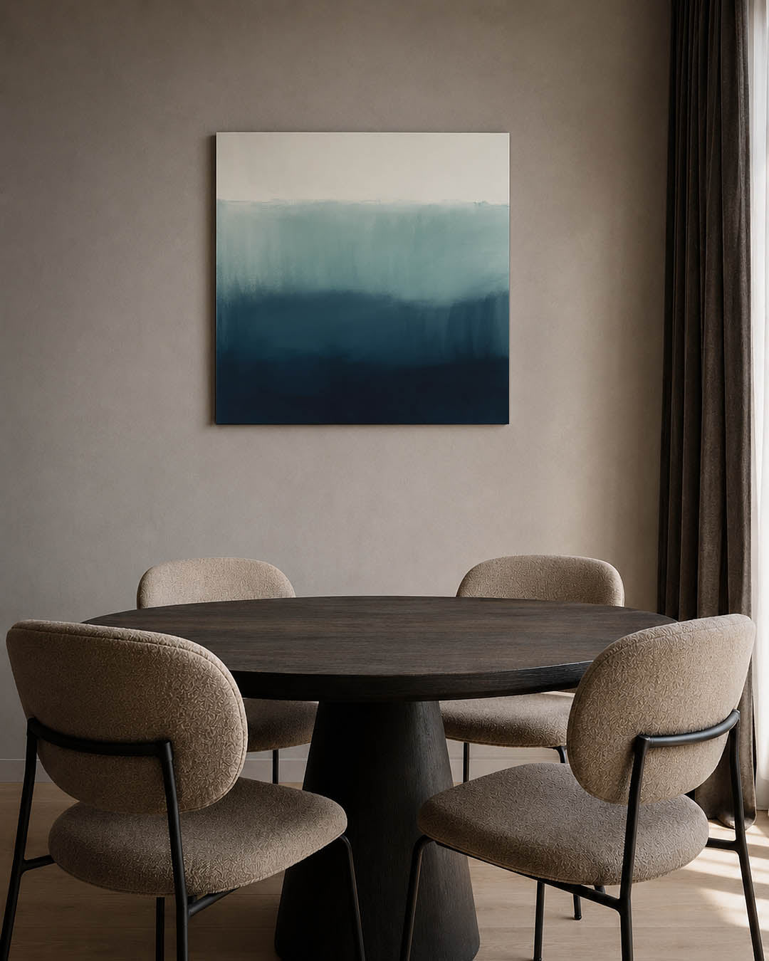 Vloeiende kleurovergangen Kunstwerk