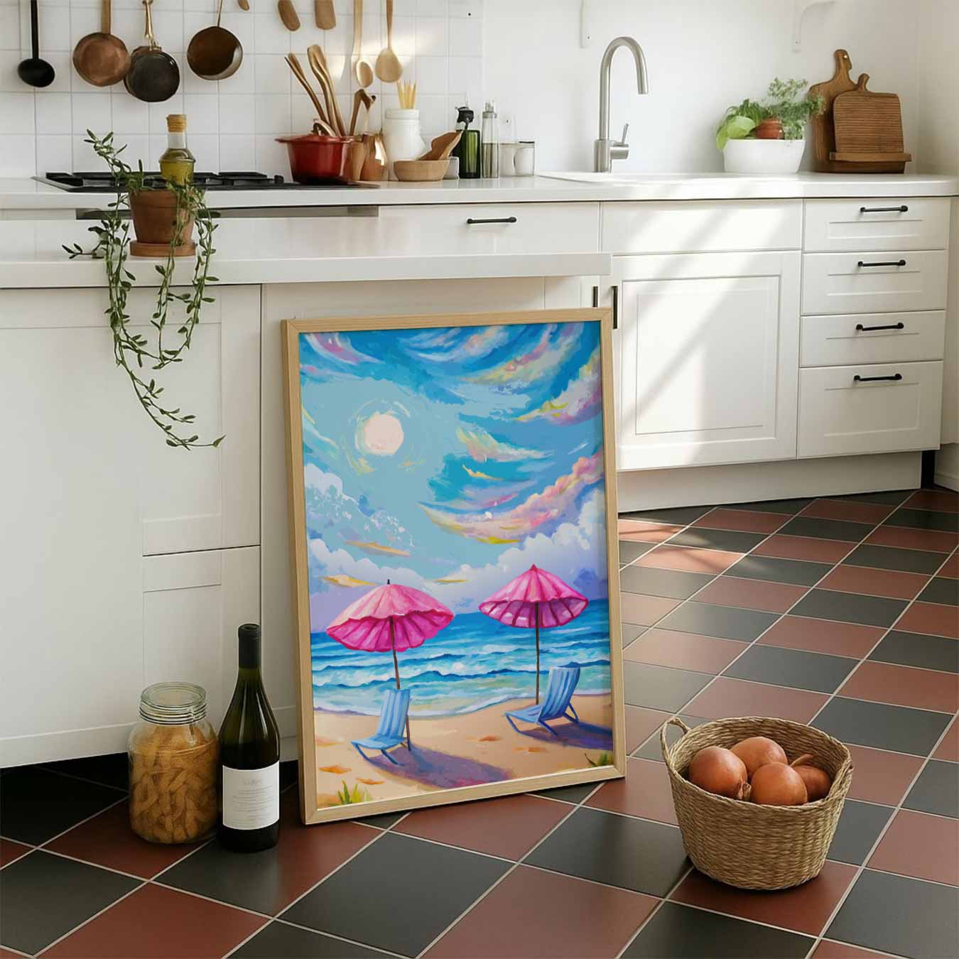 Tropische Stranddroom Poster