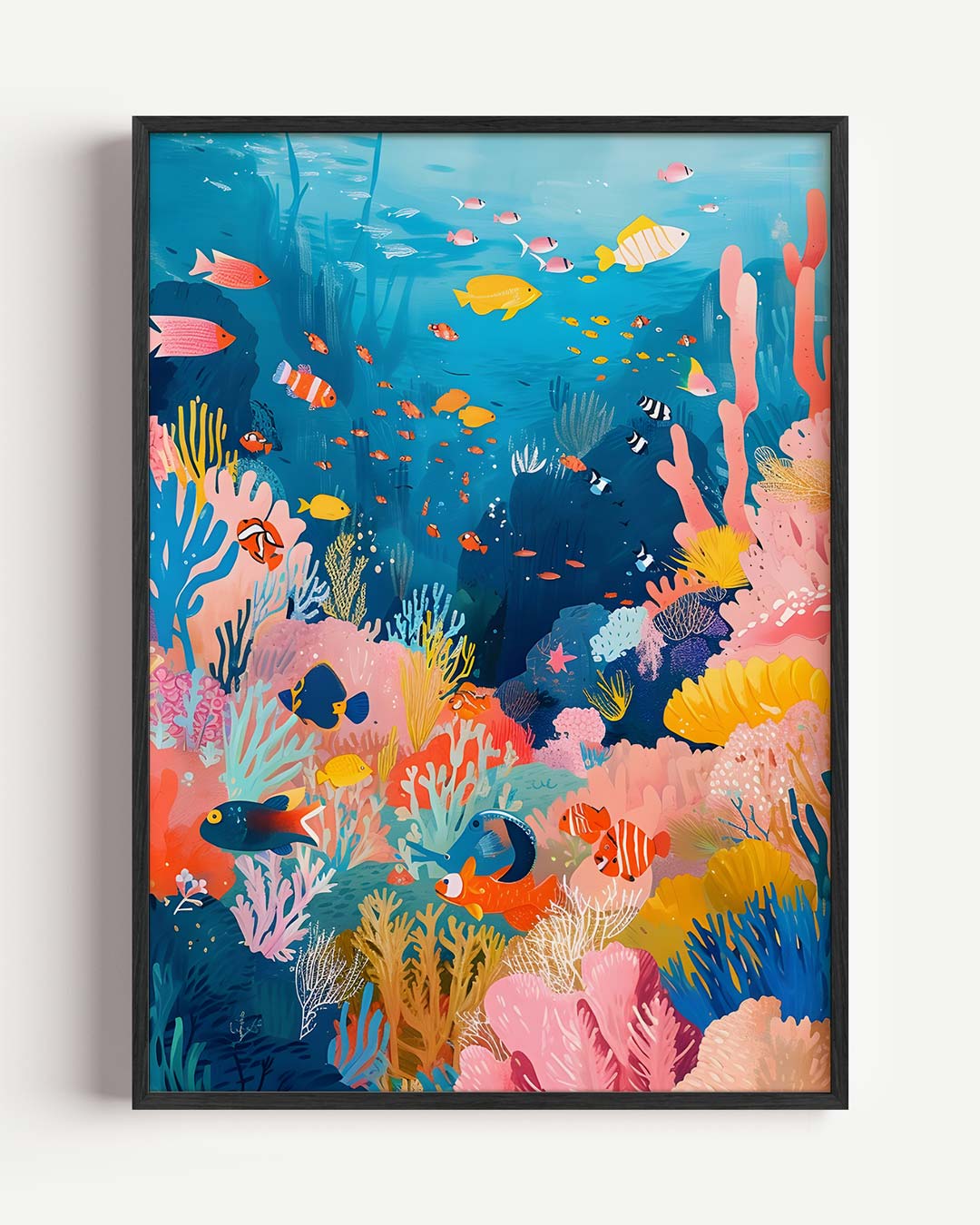 Kleurrijk Oceaanavontuur Poster-WallArtistic