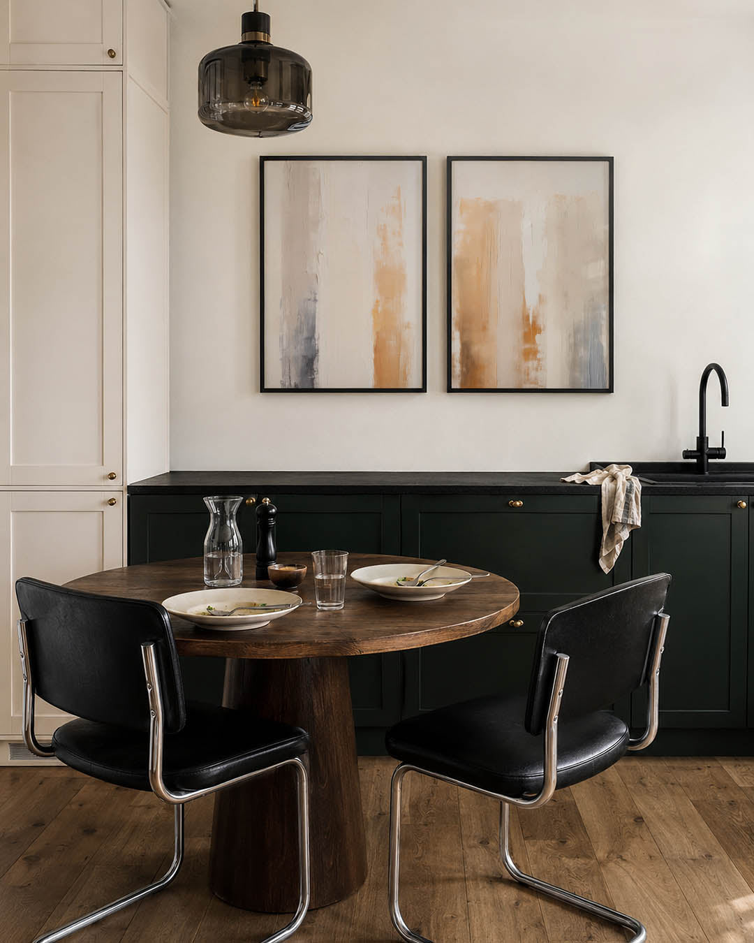Zachte kleurvlakken Posterset