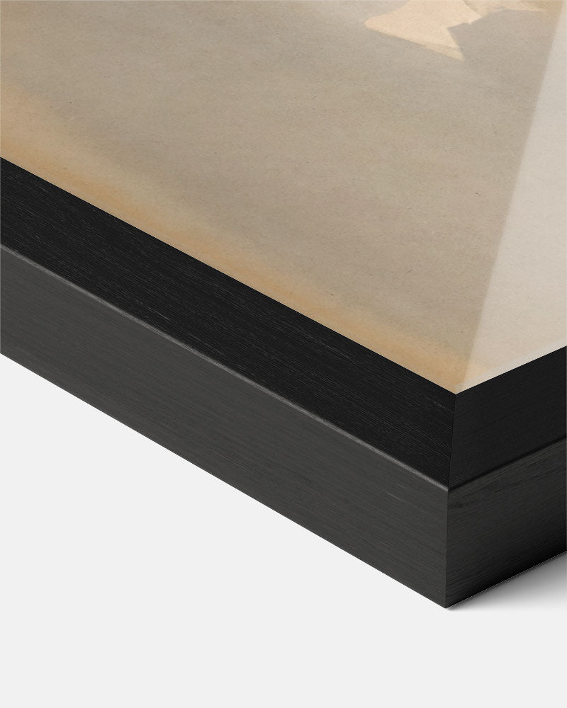 Rustieke Beige Kunstposter-WallArtistic