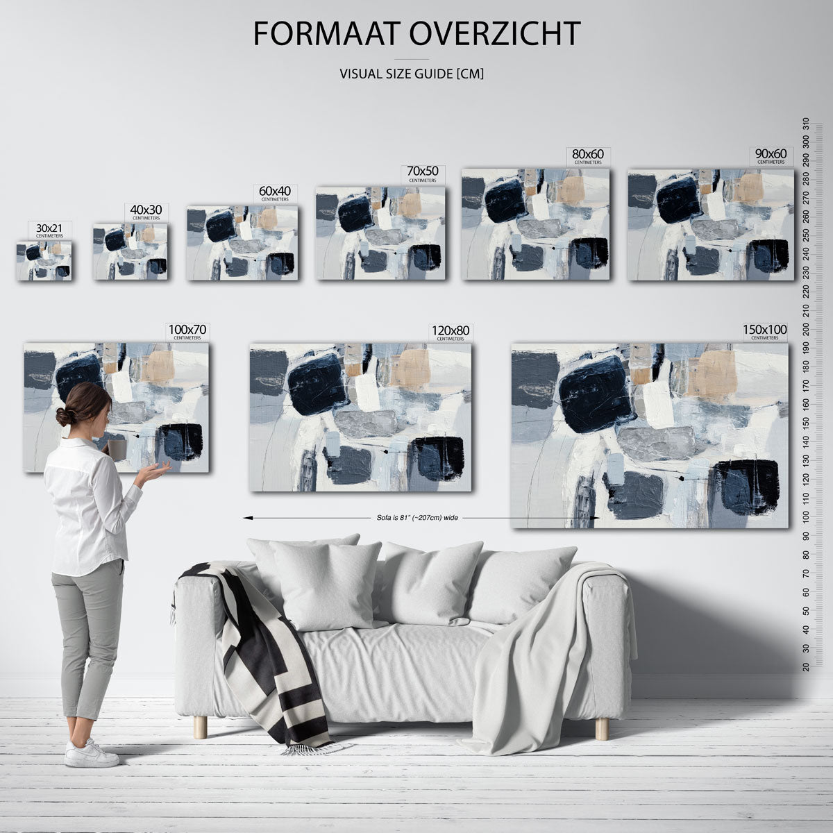 Abstracte vormen Poster