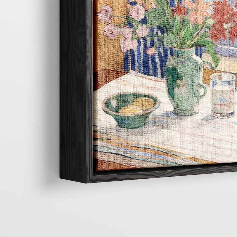 Tijdloze Bloemsymfonie Kunstwerk-canvas-dibond-plexiglas-wanddecoratie-WallArtistic