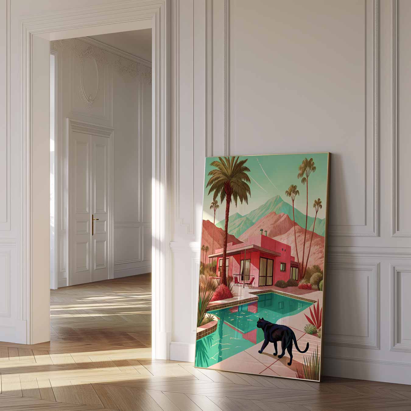 Retro Palm Springs Poster-WallArtistic