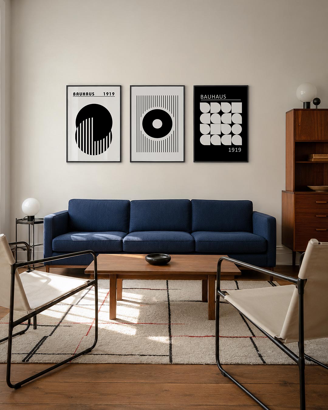 Cirkel en strepen Posterset