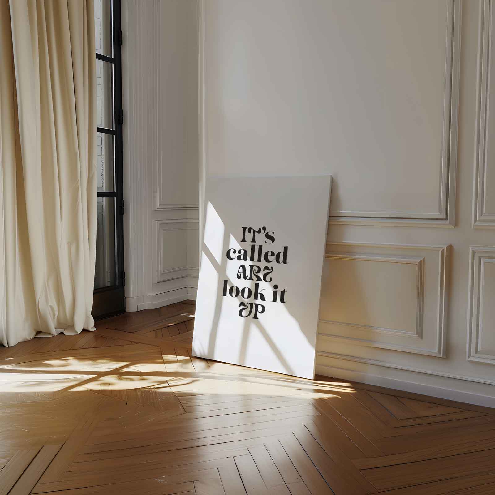 Kunstzinnige Typografie Poster