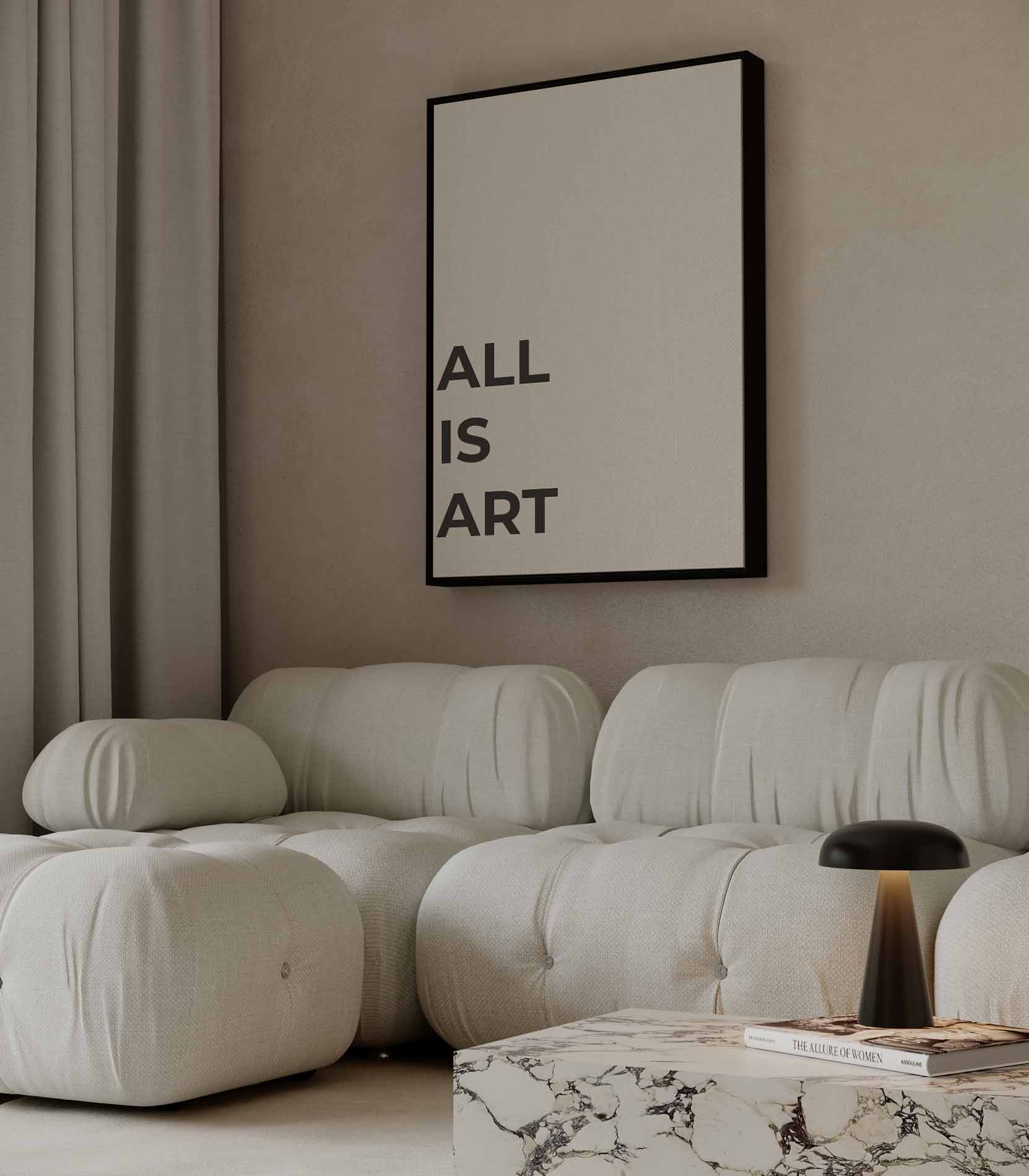 Alles is Kunst Poster