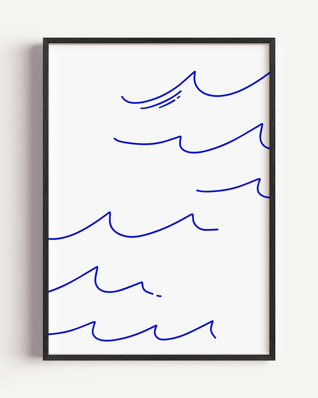 Vrolijke Golven Poster-WallArtistic