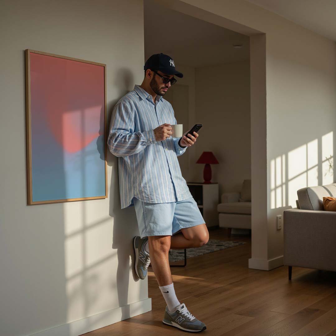 Zachte Zonsopgang Vibes Poster-WallArtistic