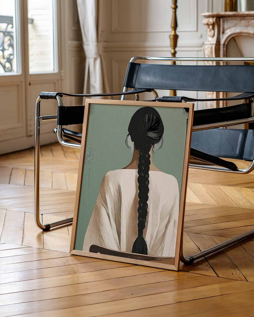 Mystieke Vlecht Portret Poster