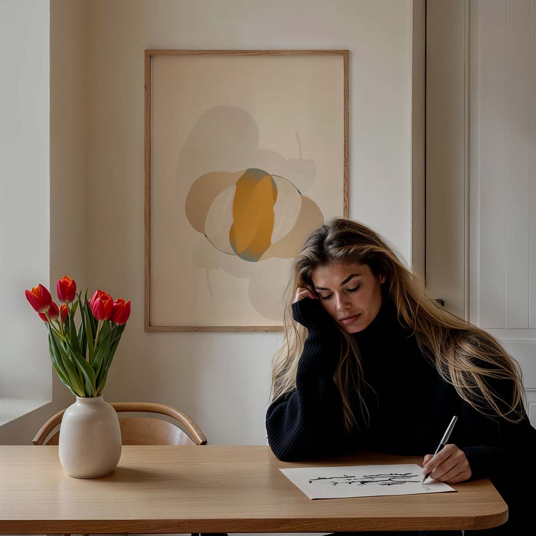 Modern Abstracte Elegantie Poster-WallArtistic