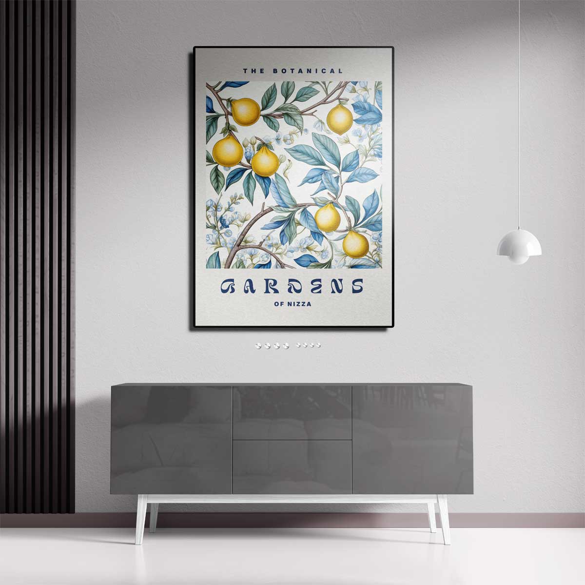 Botanische Tuin van Nizza Kunstwerk-canvas-dibond-plexiglas-wanddecoratie-WallArtistic