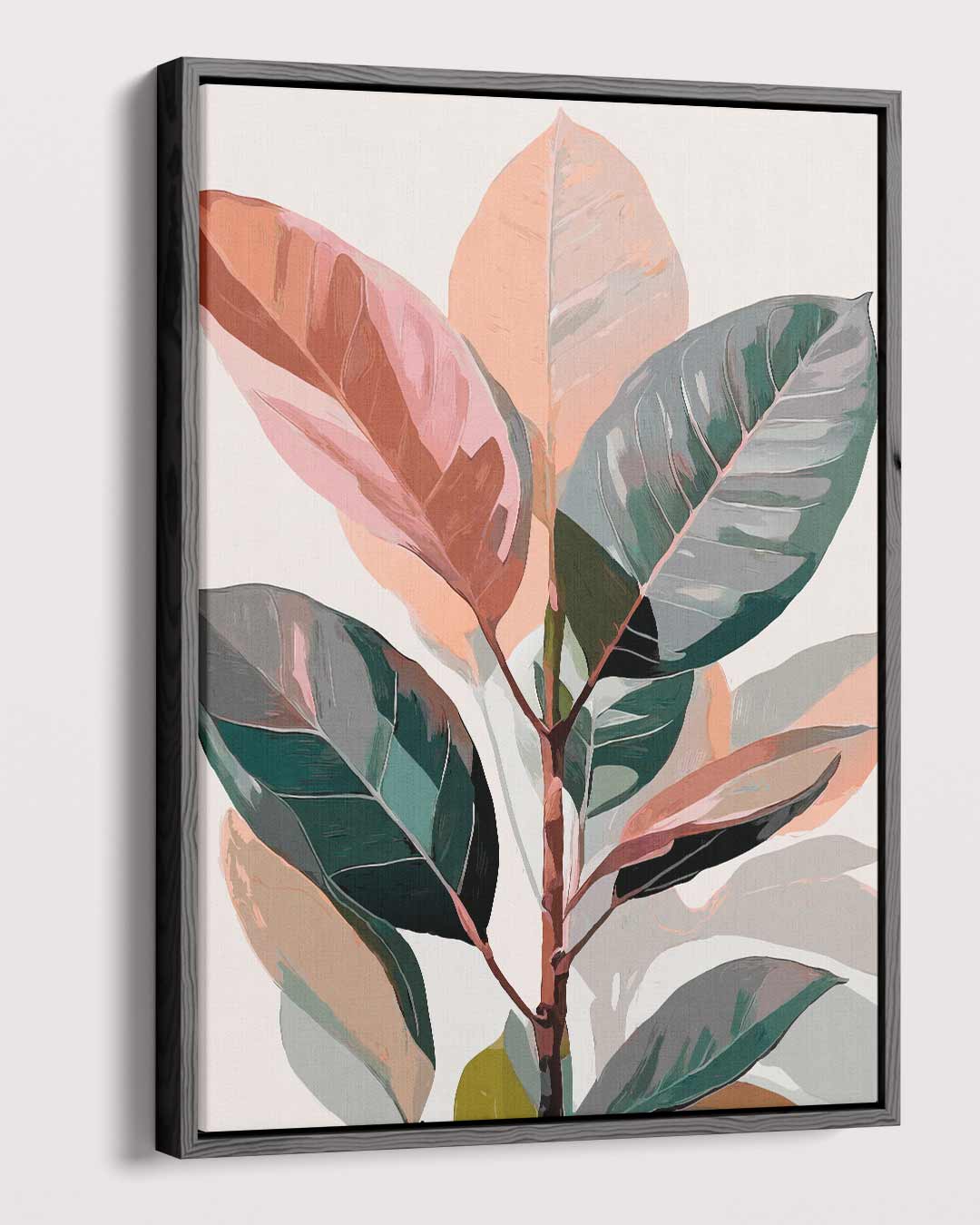 Kleurrijke Bladeren Kunstwerk-canvas-dibond-plexiglas-wanddecoratie-WallArtistic